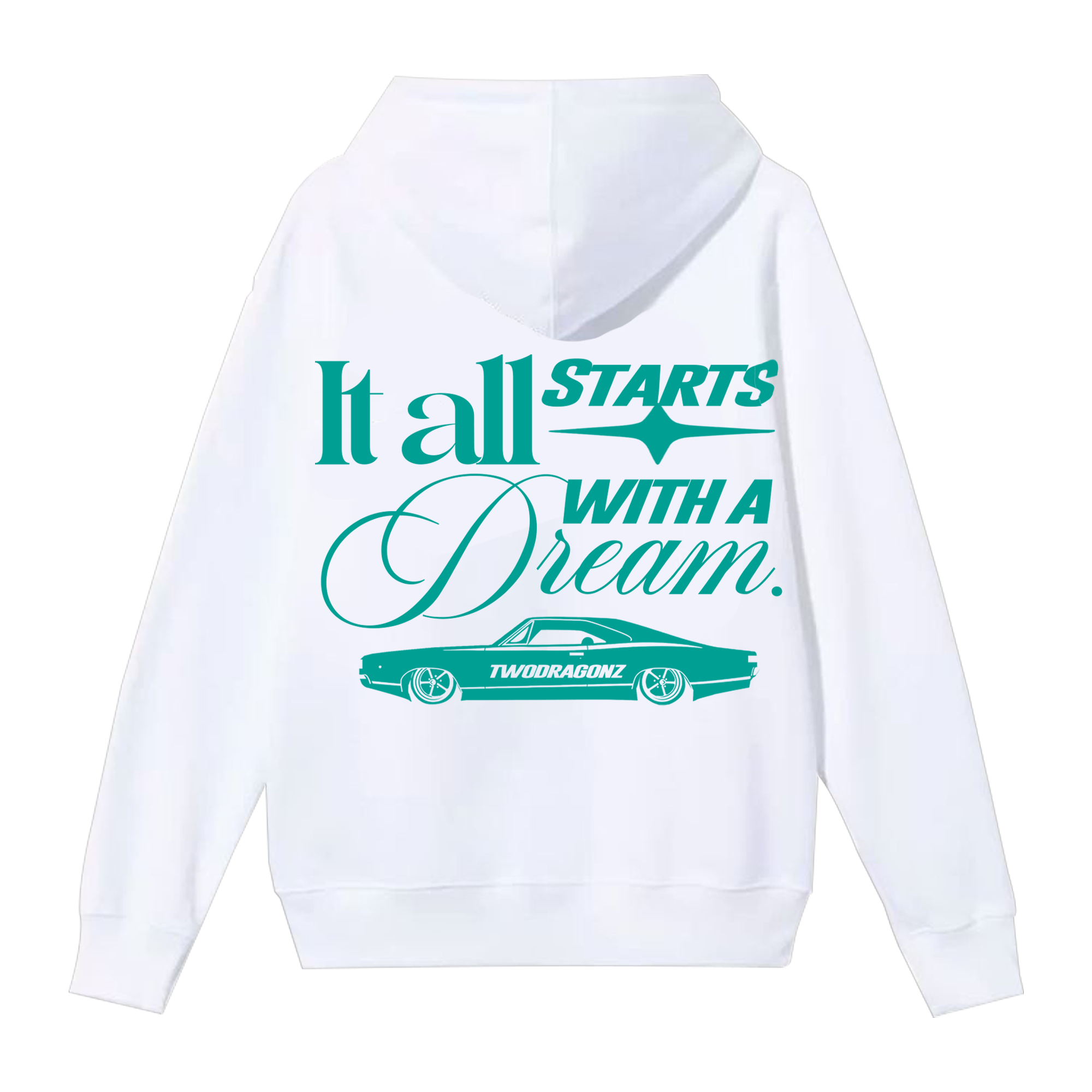 IT ALL STARTS WITH A DREAM Heavy Oversized Hoodie