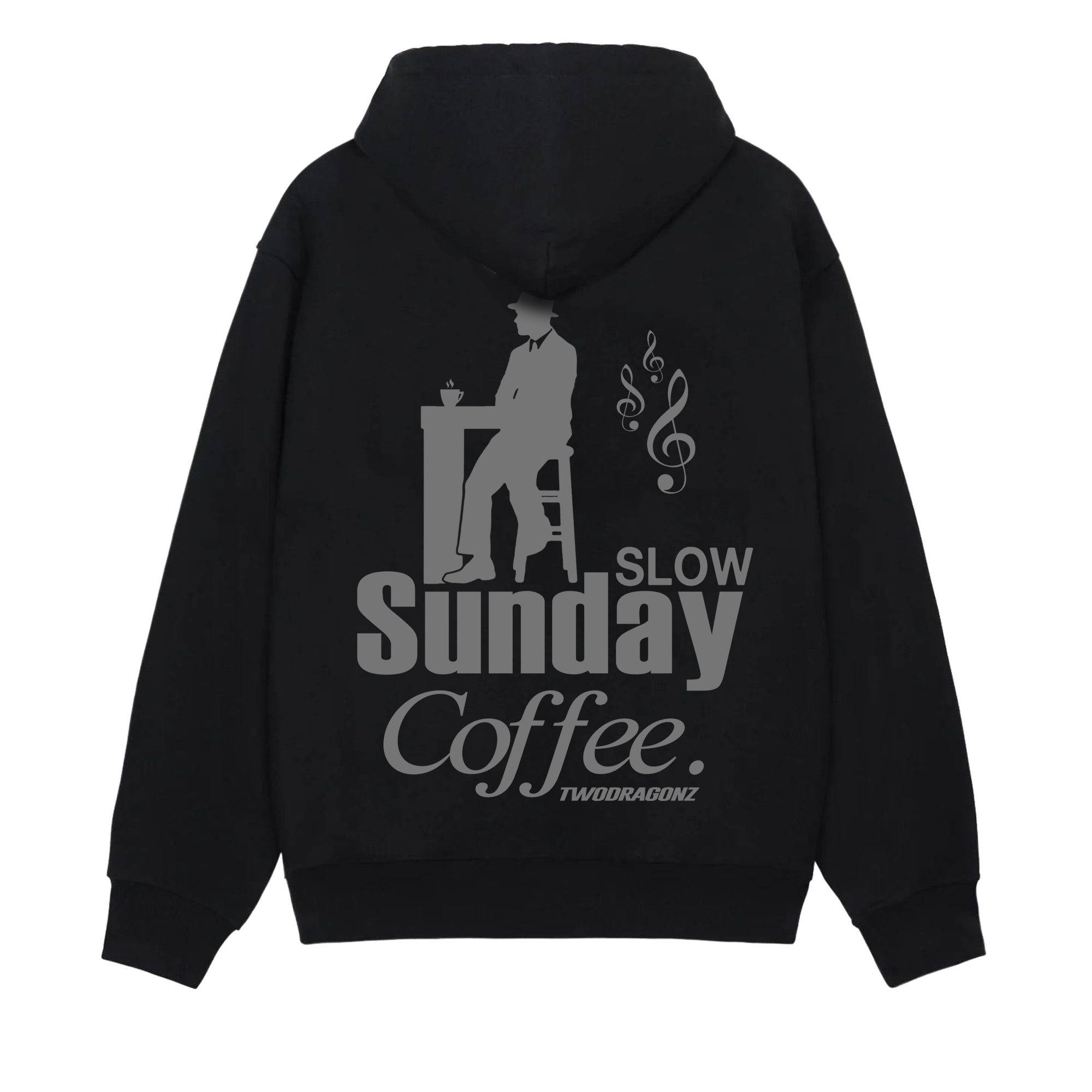 Slow Sunday Coffee Heavy Oversized Hoodie