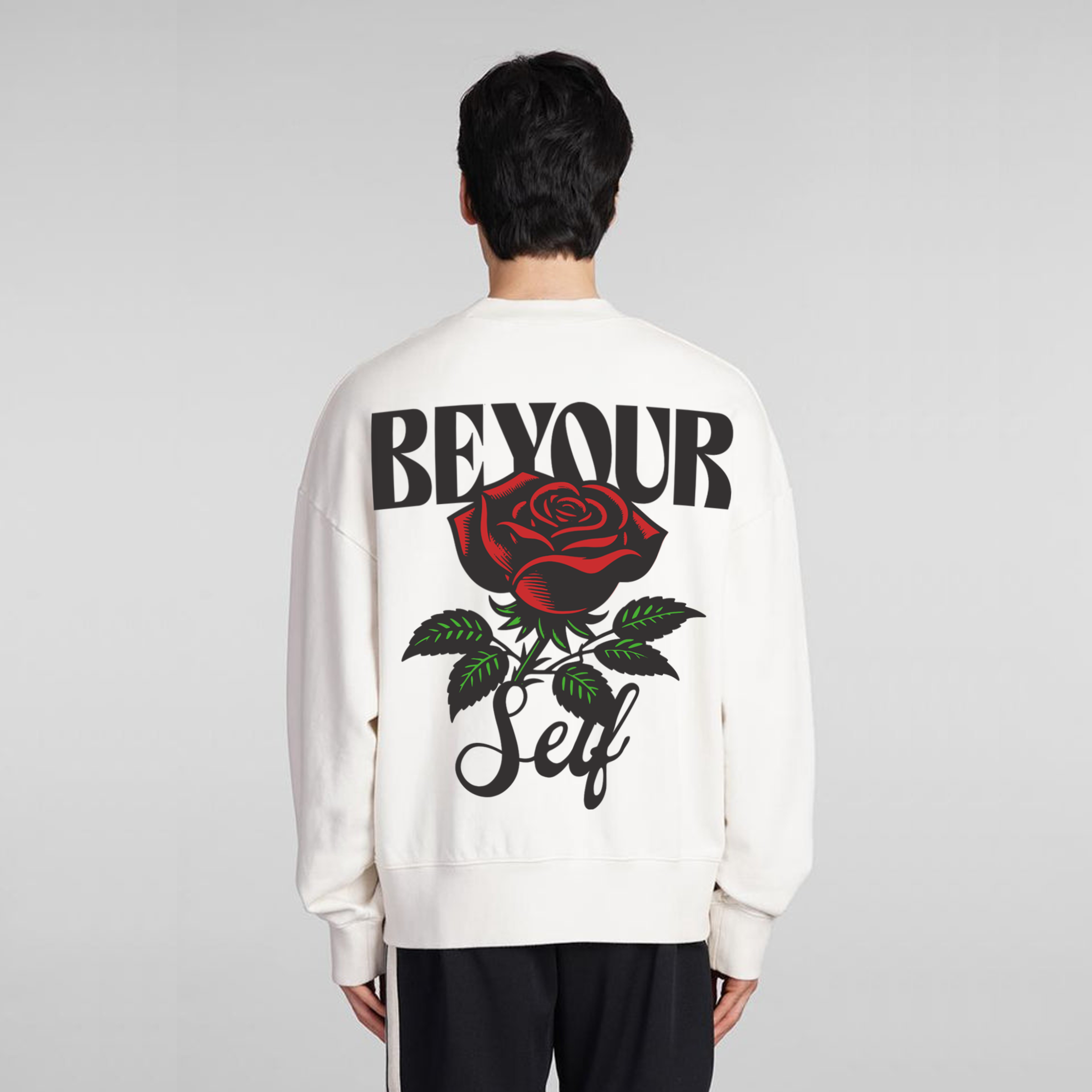 BE YOUR SELF Heavy Oversized sweatshirt