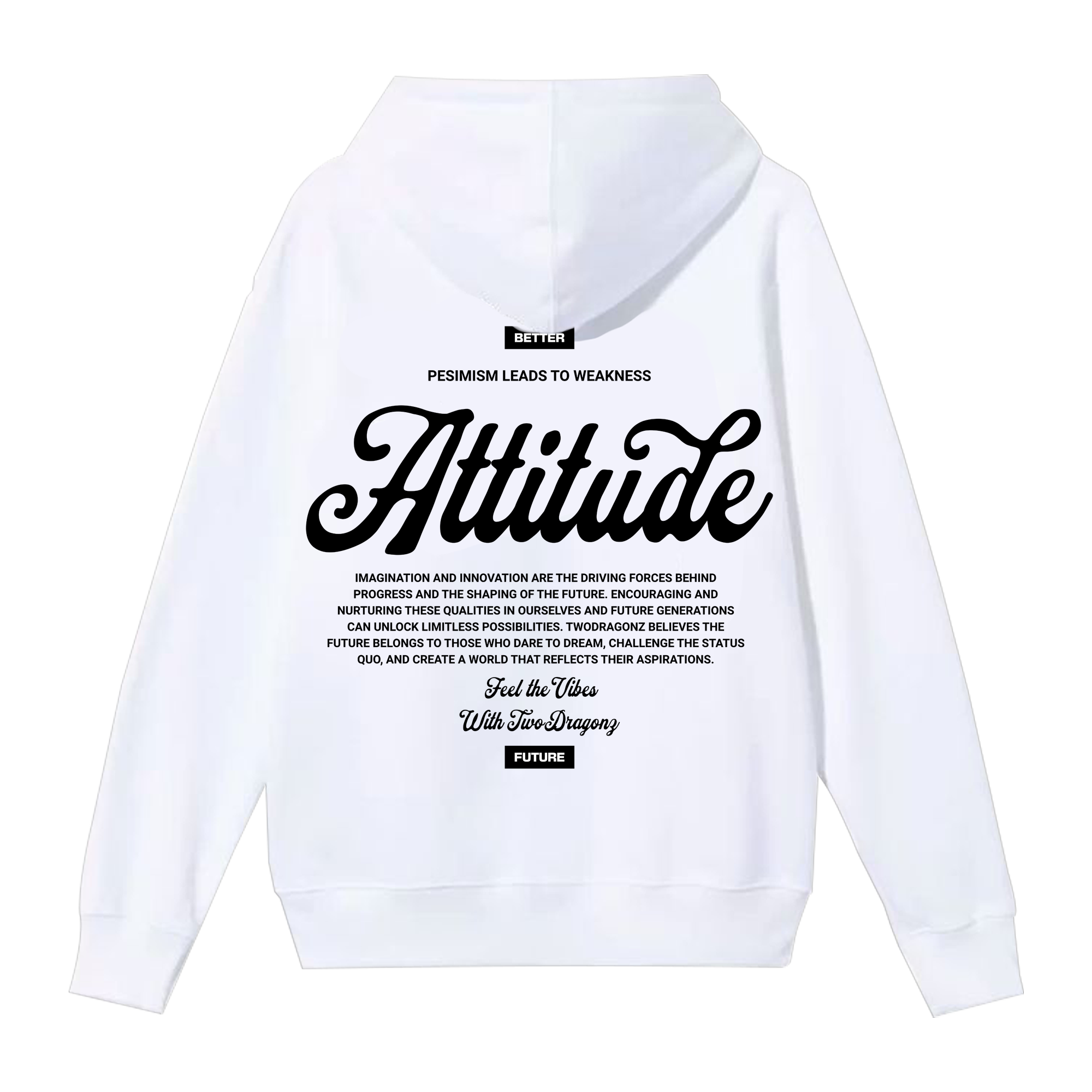 Attitude  Heavy Oversized Hoodie