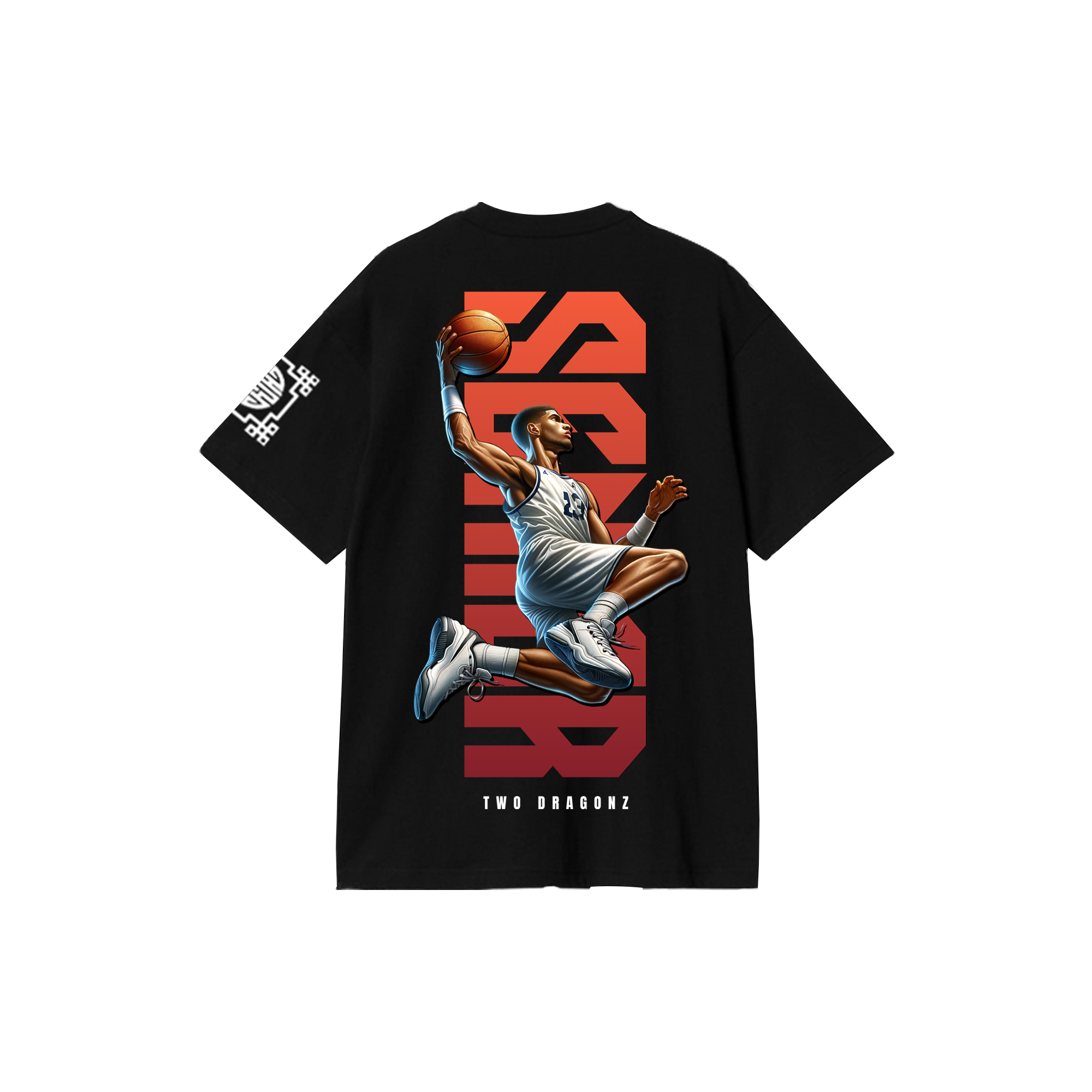 basketball : Premium black Oversized T-Shirt