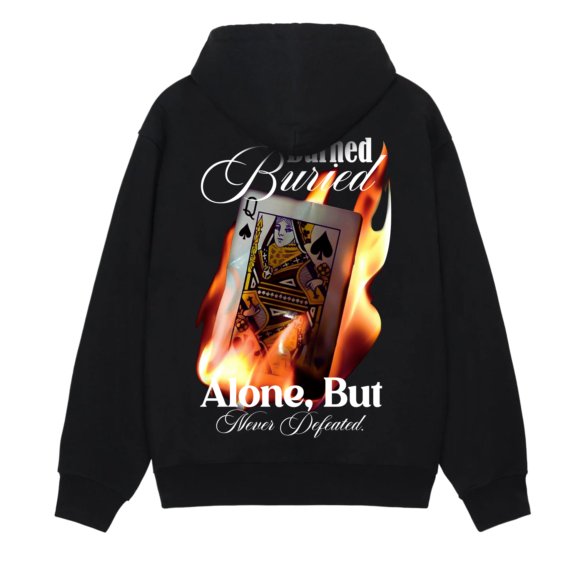 Buried Burned Heavy Oversized Hoodie