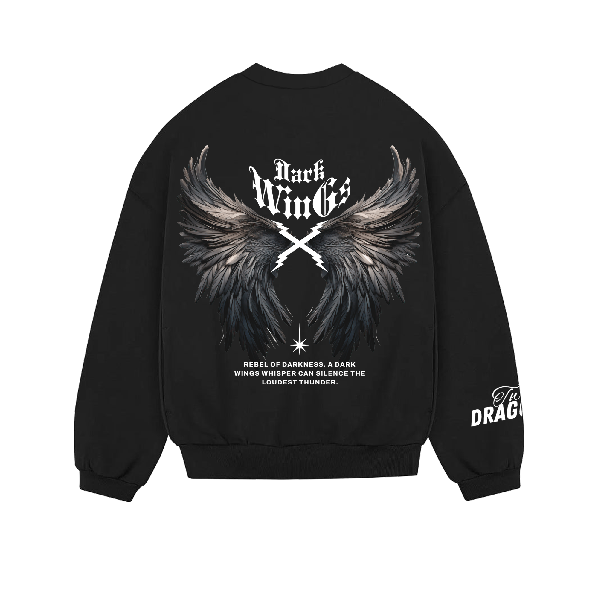 Dark wings Heavy Oversized sweatshirt