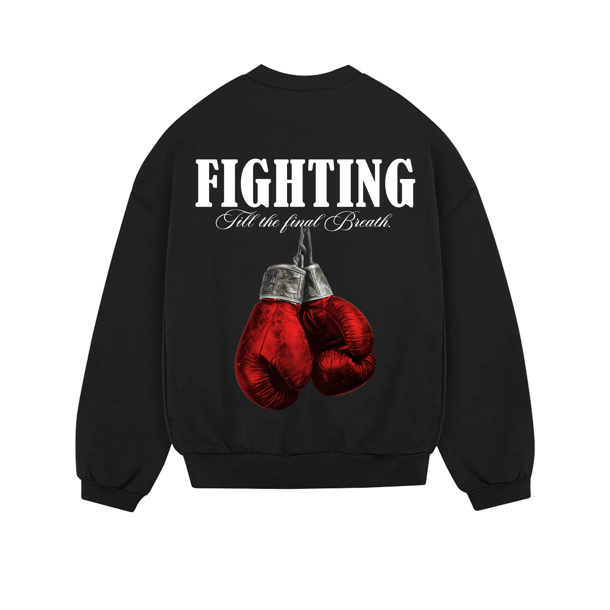 Fighting till the final breath Heavy Oversized sweatshirt