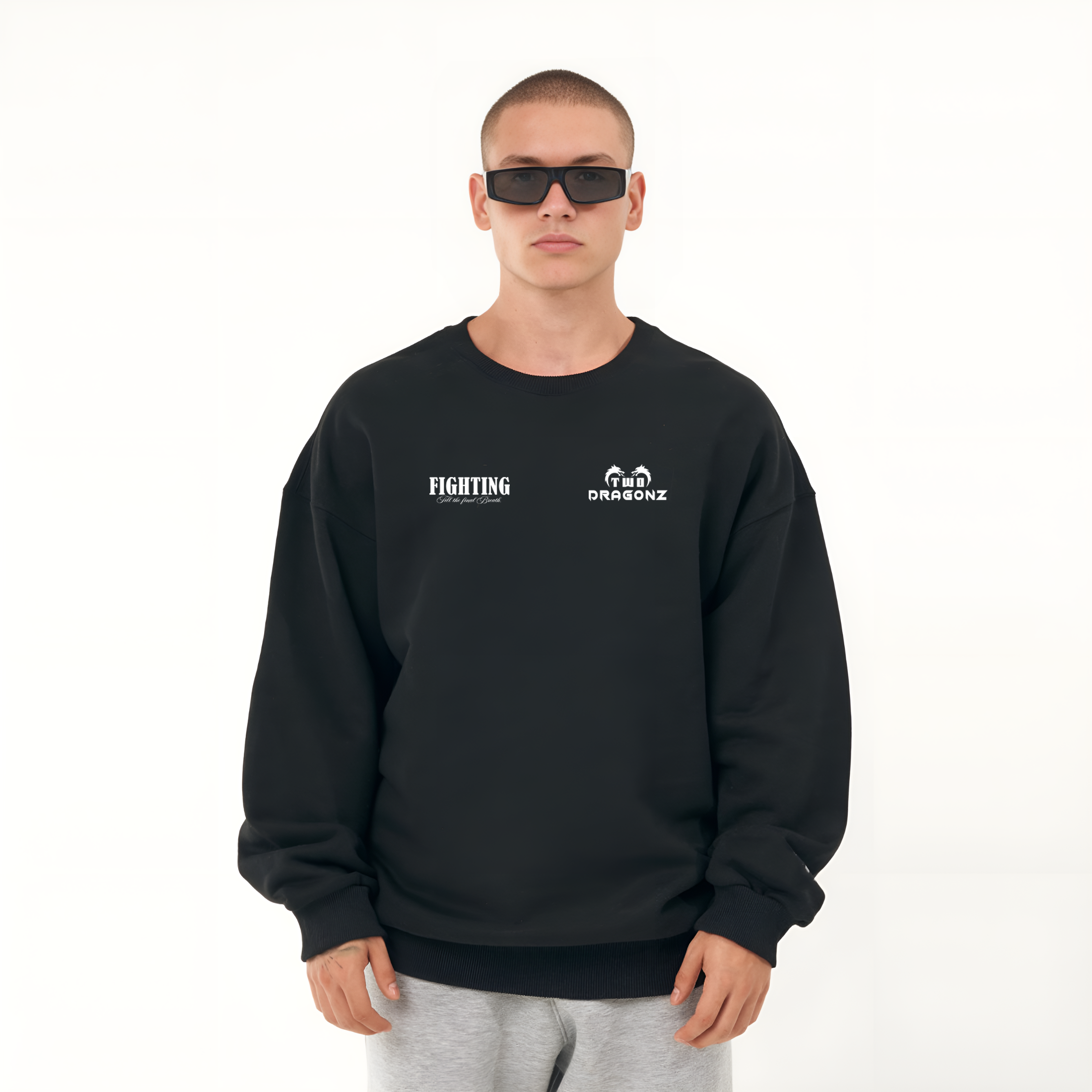 Fighting till the final breath Heavy Oversized sweatshirt