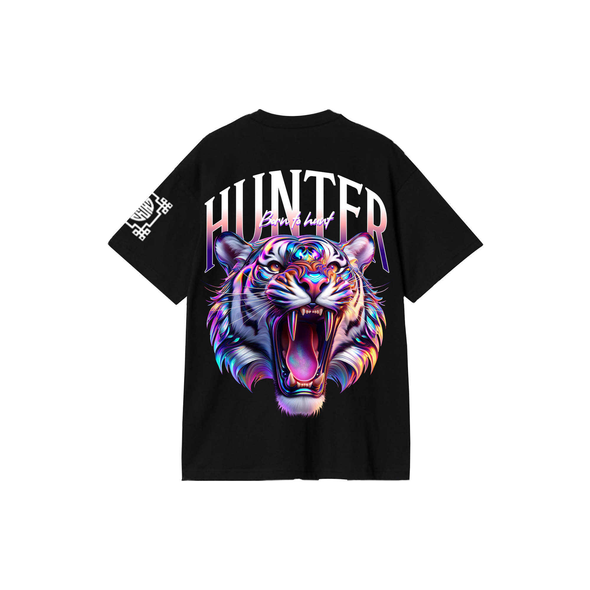 Hunter : Premium Black Oversized T-Shirt