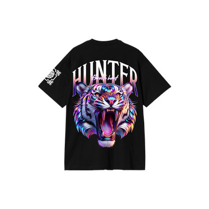 Hunter : Premium Black Oversized T-Shirt