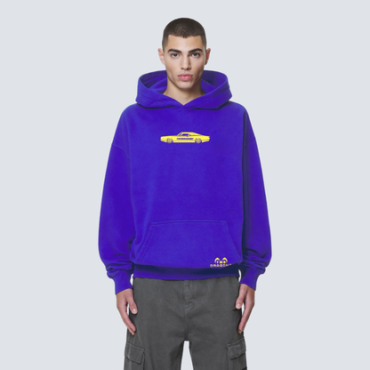 IT ALL STARTS WITH DREAM Heavy Blue Oversized Hoodie