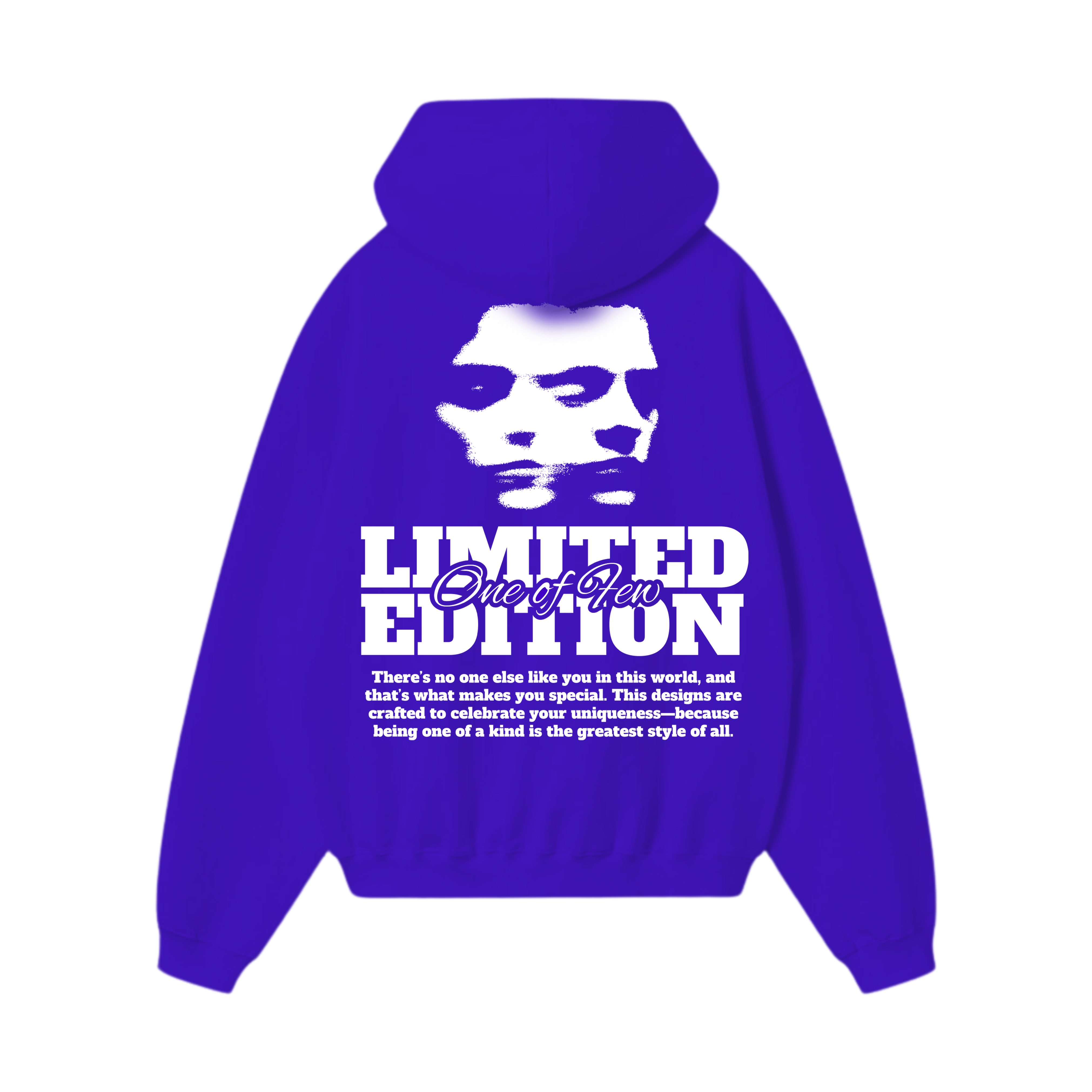 Limited Edition Blue Heavy Oversized Hoodie