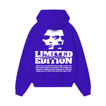 Limited Edition Blue Heavy Oversized Hoodie