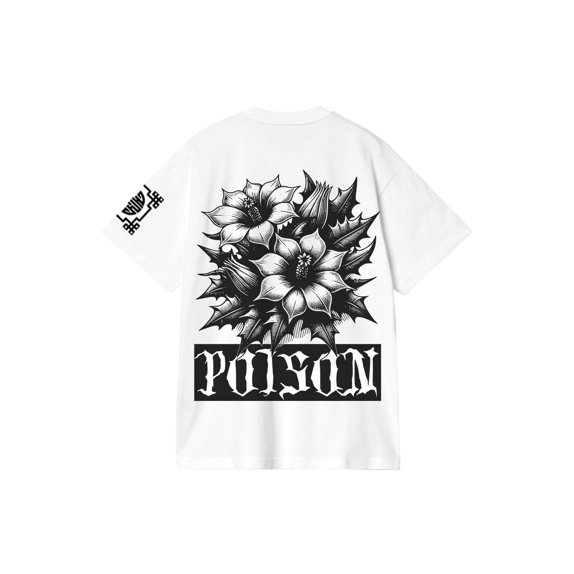 POISON : Premium White Oversized T-Shirt