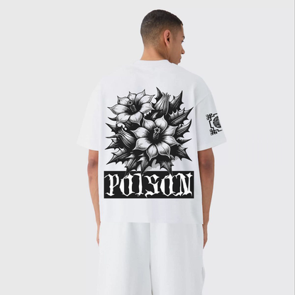 POISON : Premium White Oversized T-Shirt