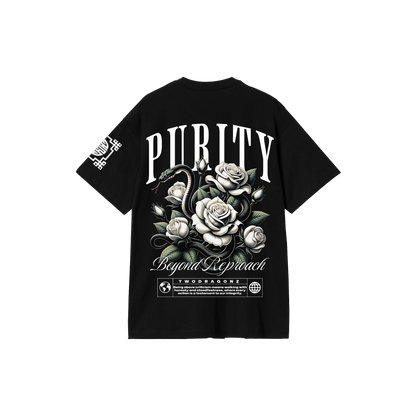 PURITY : Premium Black Oversized T-Shirt