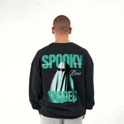 Spooky Shades Halloween Heavy Oversized sweatshirt black