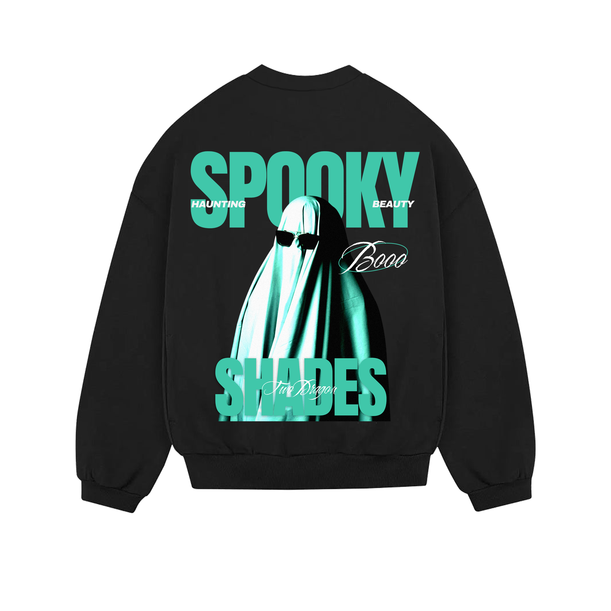 Spooky Shades Halloween Heavy Oversized sweatshirt black