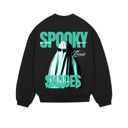 Spooky Shades Halloween Heavy Oversized sweatshirt black