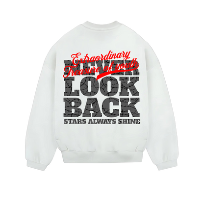 Never look back Heavy Oversized sweatshirt