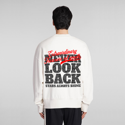 Never look back Heavy Oversized sweatshirt