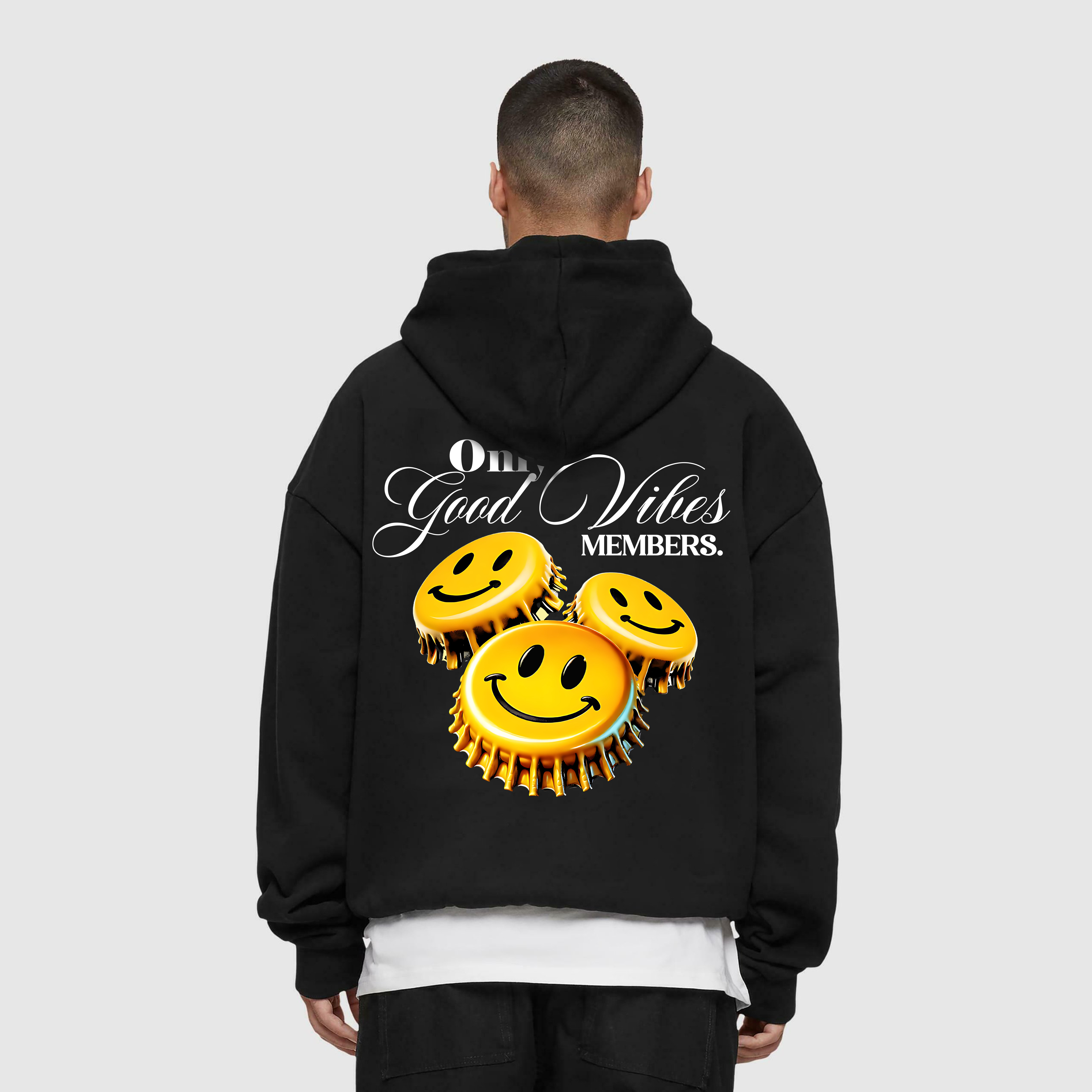 Only good vibes Heavy Oversized Hoodie