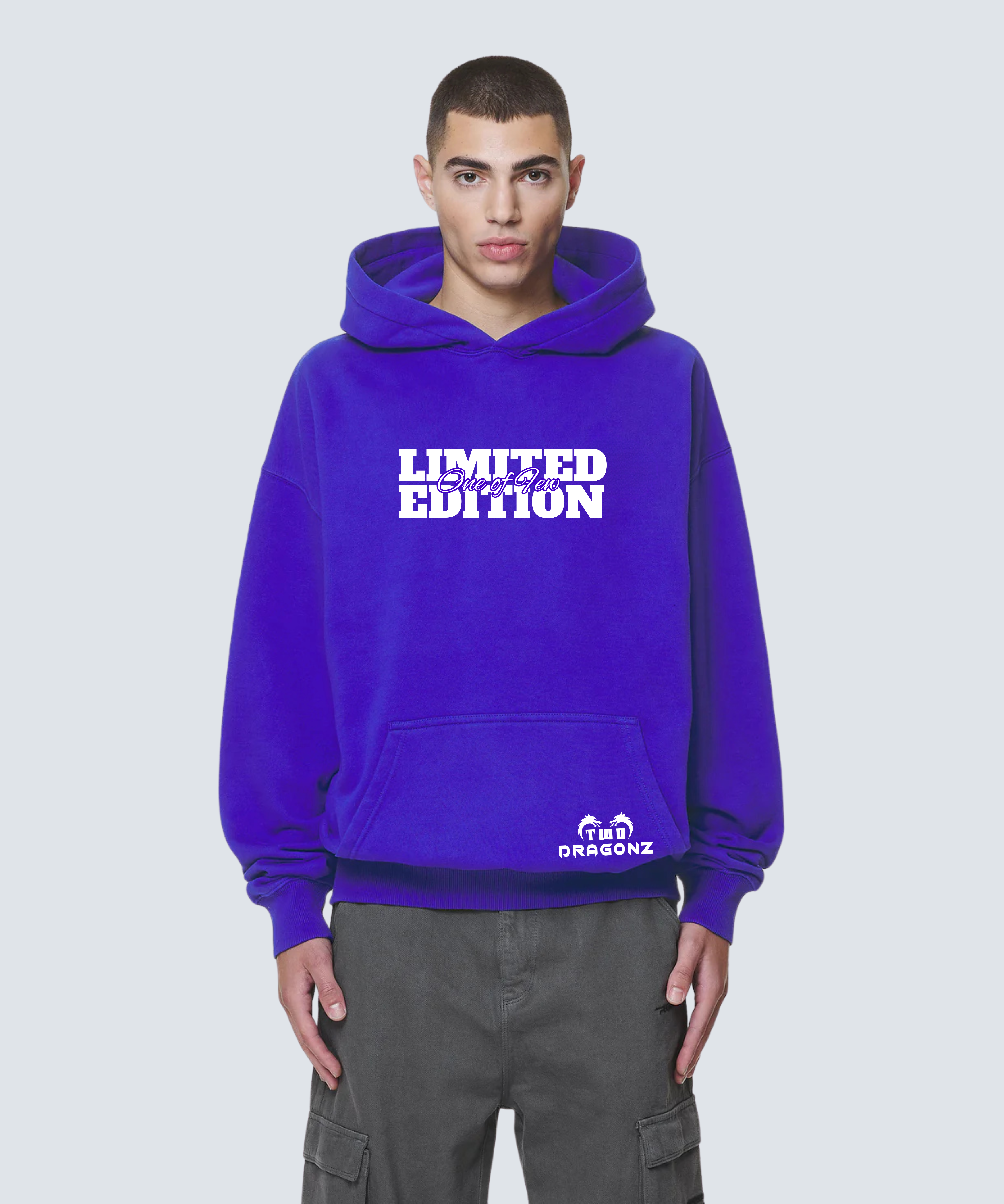 Limited Edition Blue Heavy Oversized Hoodie