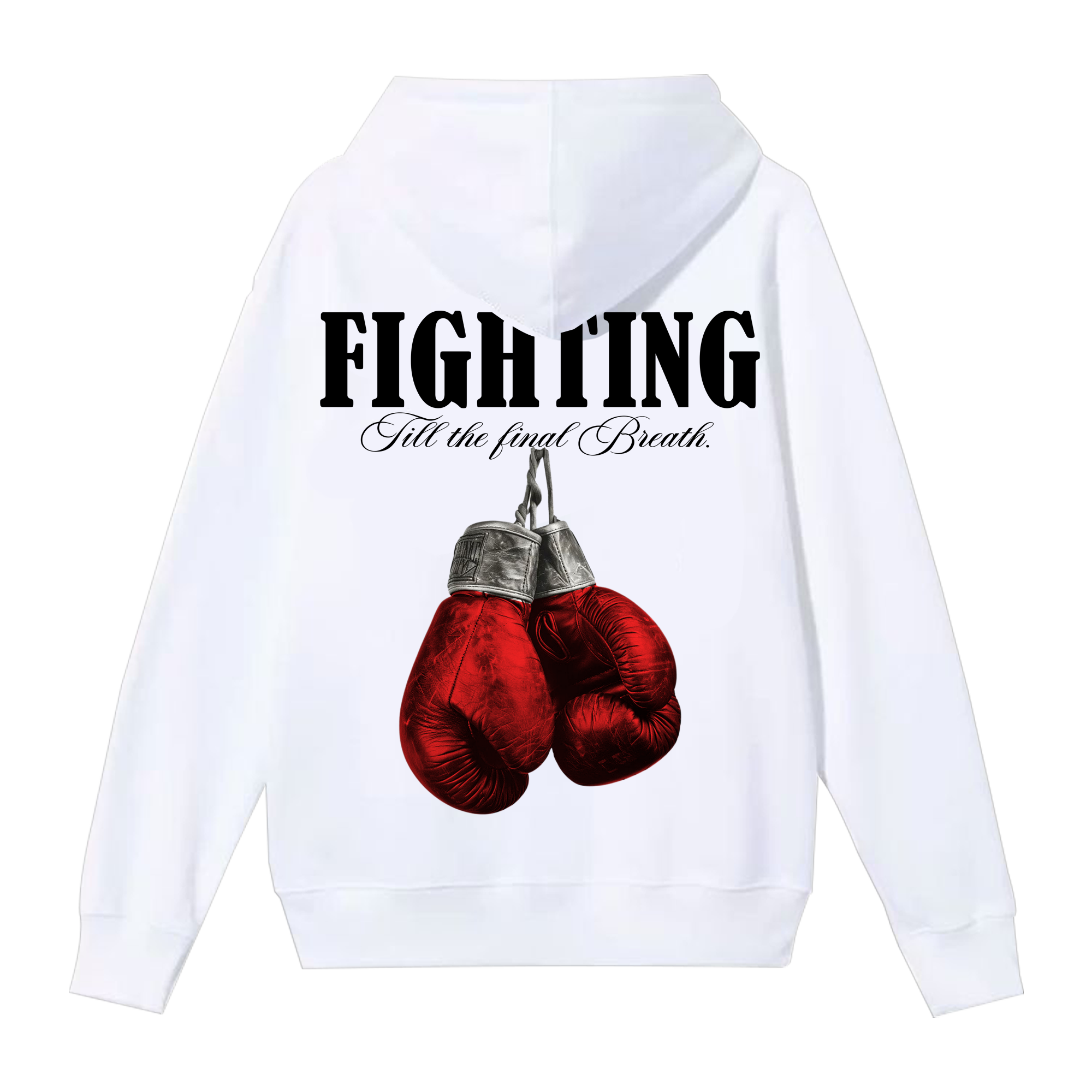 Fighting till the final breath Heavy Oversized Hoodie