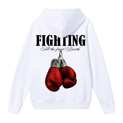 Fighting till the final breath Heavy Oversized Hoodie