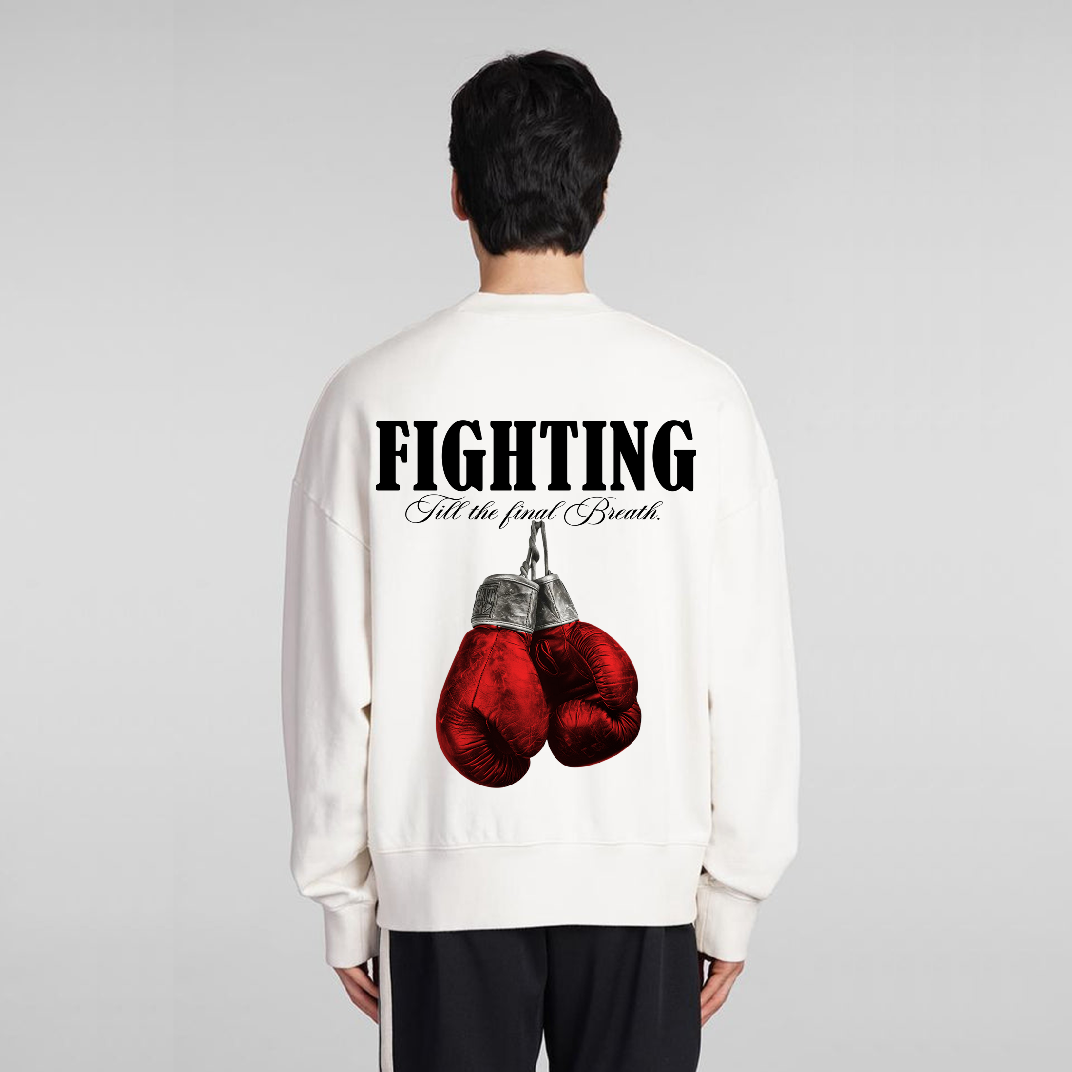 Fighting till the final breath Heavy Oversized sweatshirt