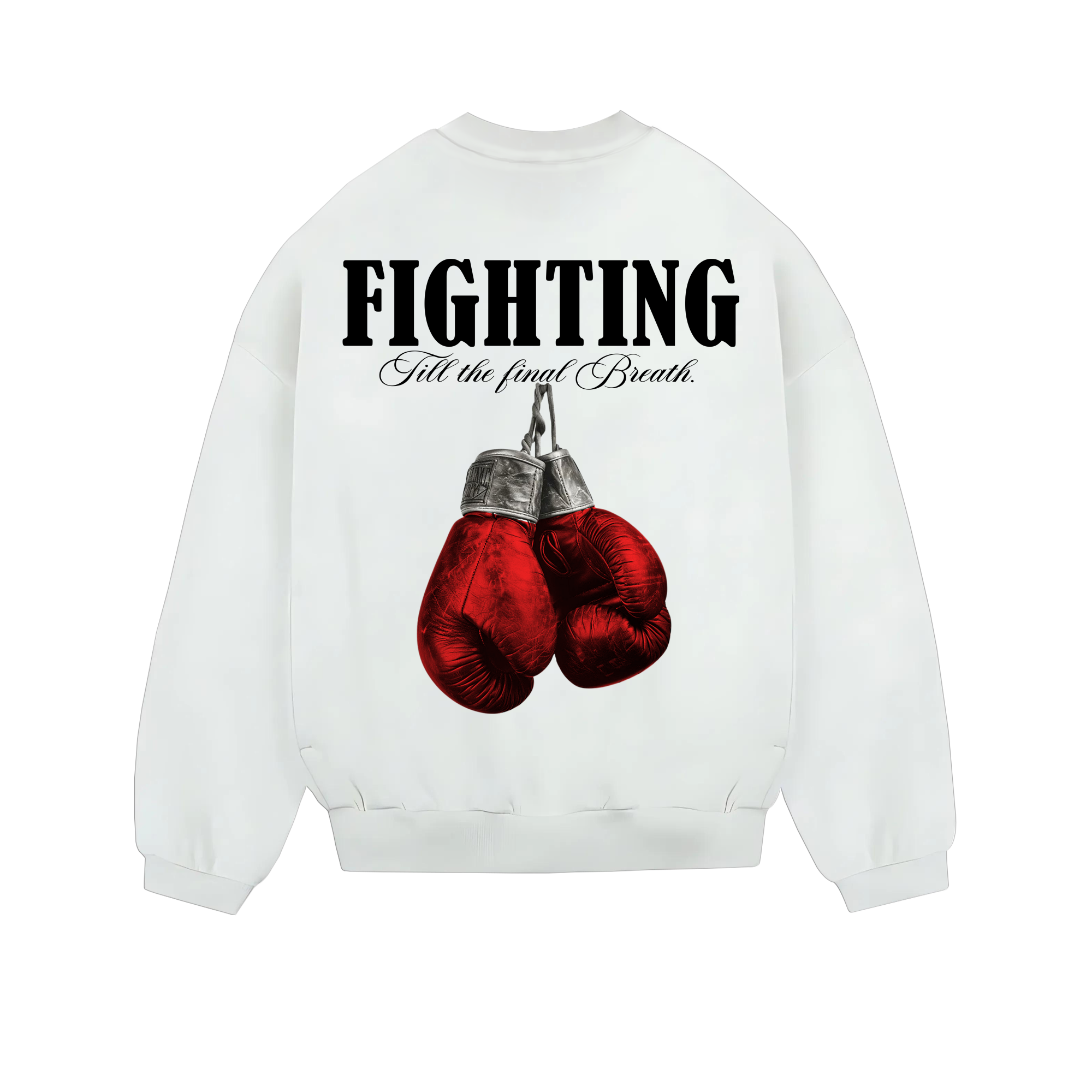 Fighting till the final breath Heavy Oversized sweatshirt